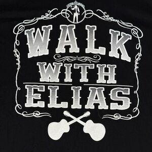 WWE “Walk With Elias” Graphic Long Sleeve T-Shirt – Black – Men’s Small